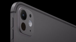 iPad Pro M5 detalhe da câmera