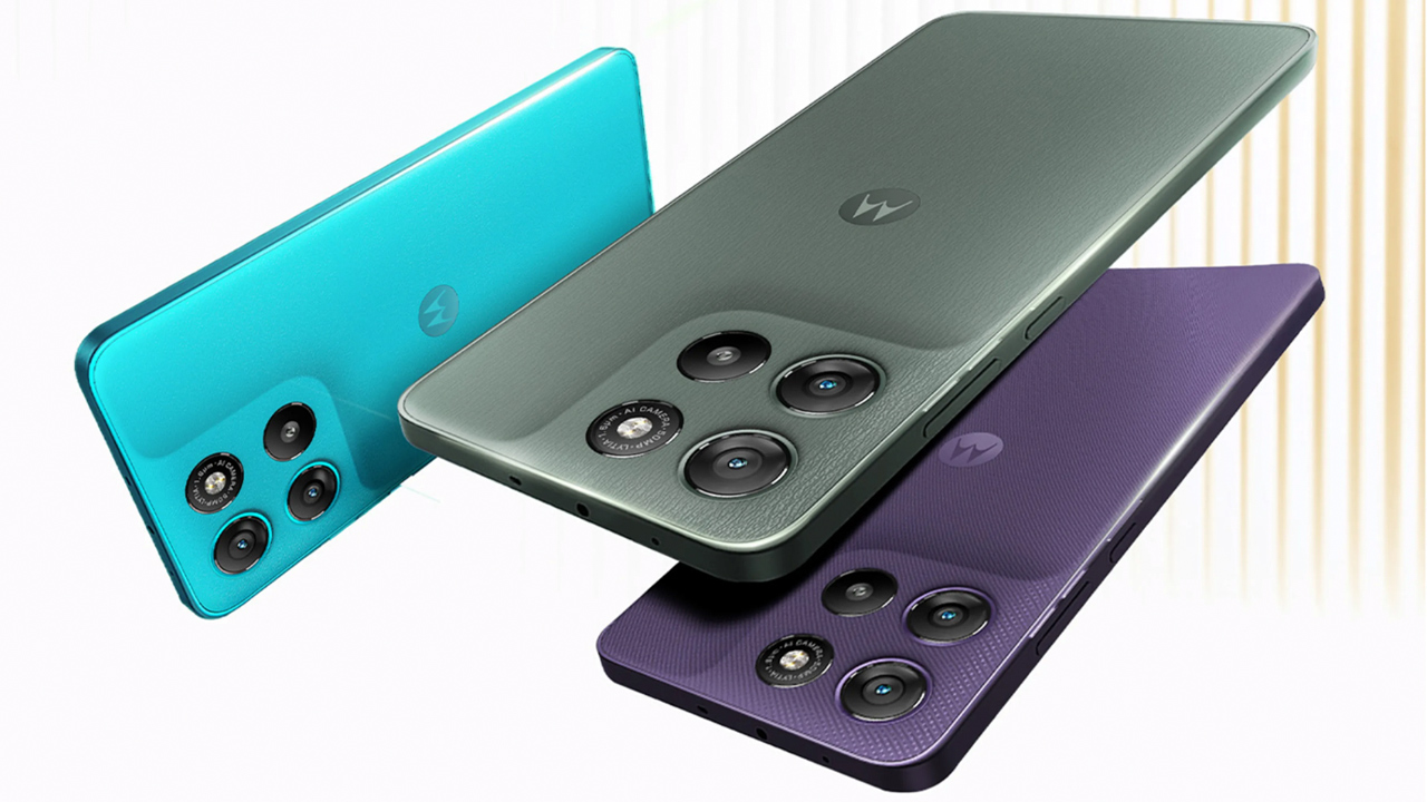 Moto G67 Power será lançado em três cores Pantone