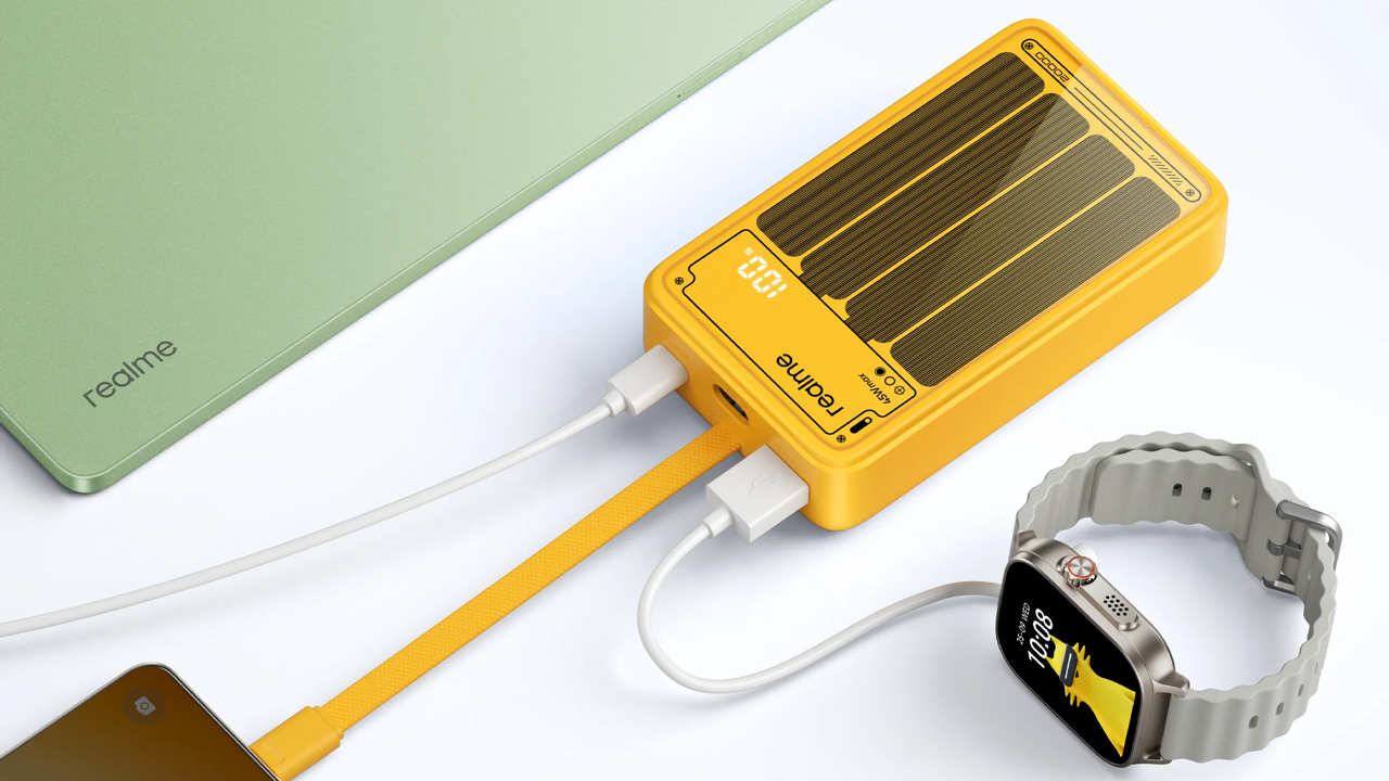 Power Bank Realme 45 W com Cabo Integrado