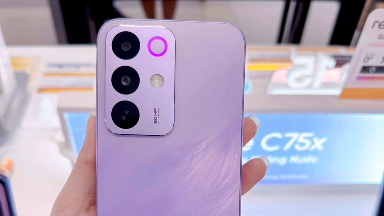 Realme C85 Pro aparece em fotos reais com três cores e duas câmeras traseiras