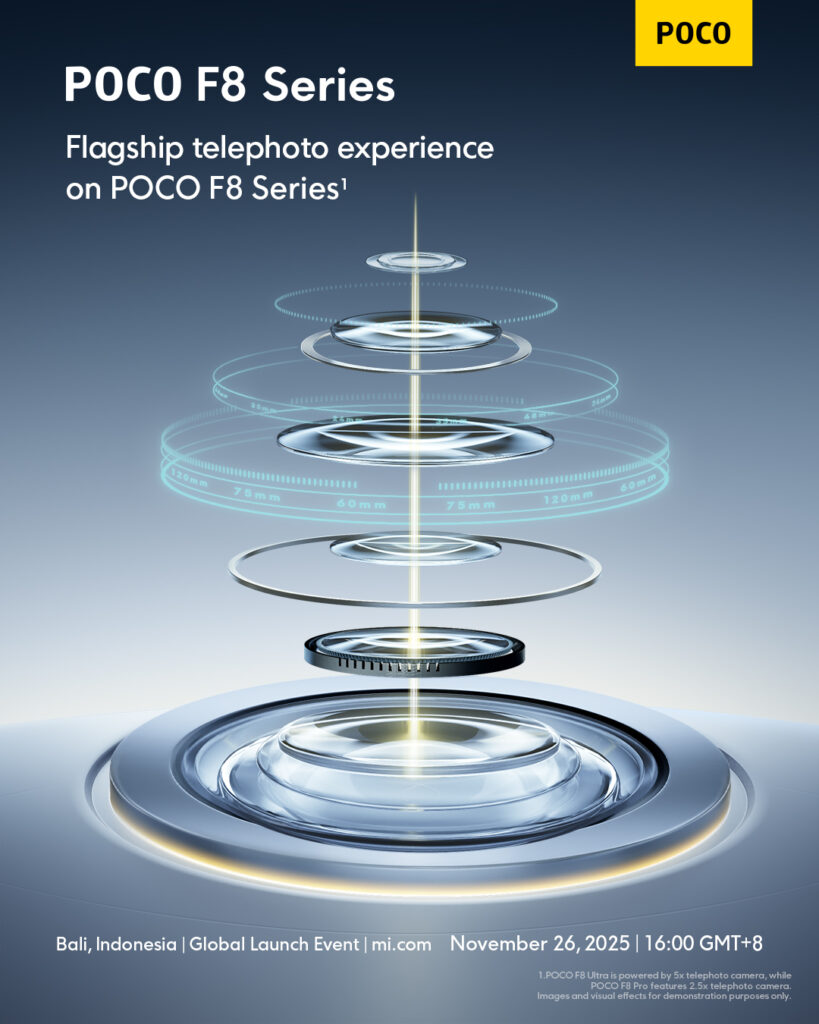 Poco F8 Pro e F8 Ultra têm promessa de experiência de flagship na telefoto
