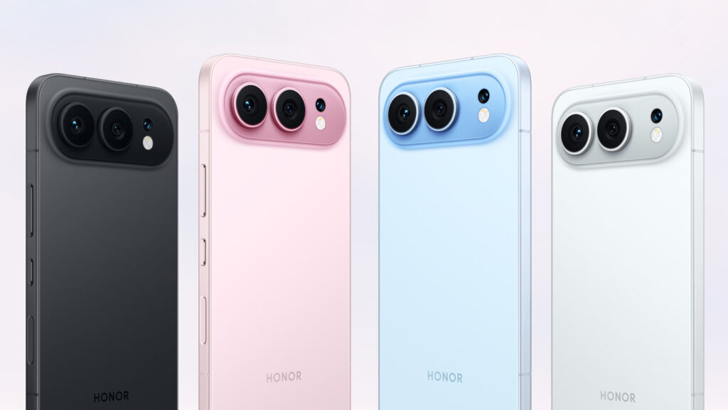 Honor 500 nas quatro cores disponíveis