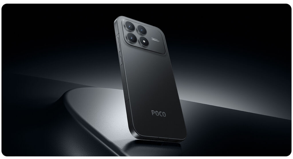 Poco F8 Pro na cor preta