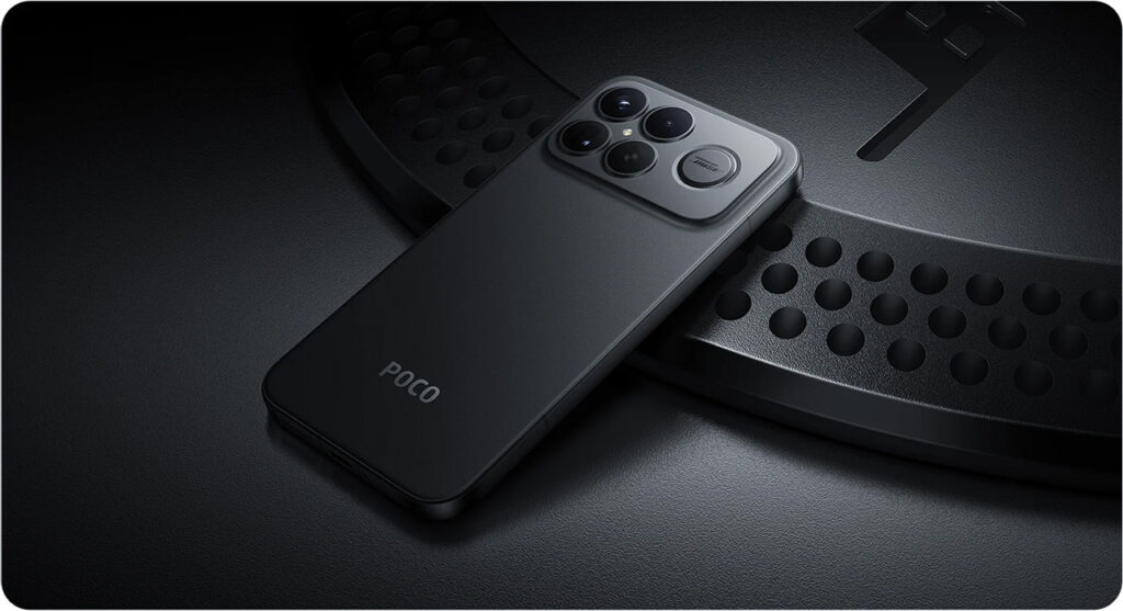 Poco F8 Ultra na cor preta