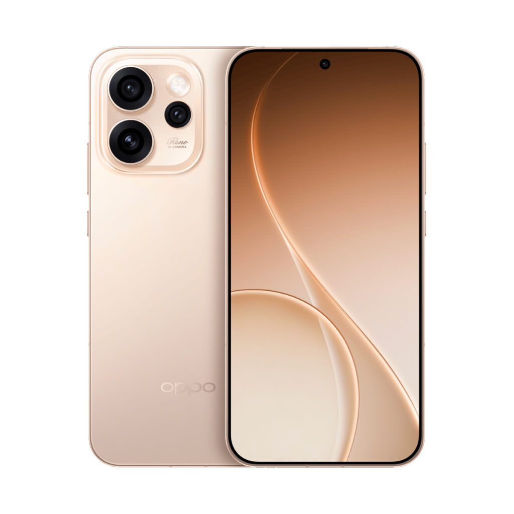 Oppo Reno 15 Pro dourado