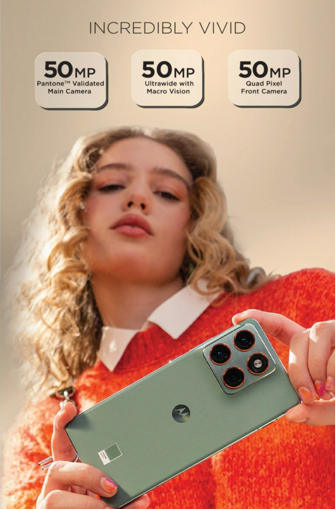 Edge 70 mantém câmeras de 50 MP no modelo a ser lançado na índia