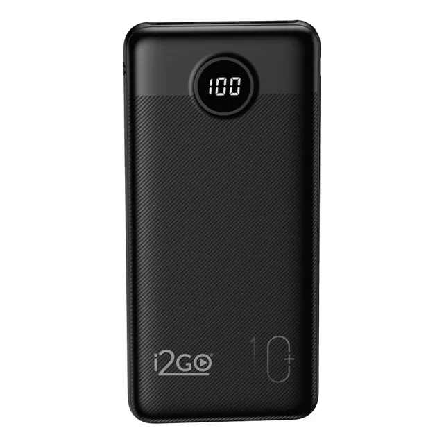 Carregador Portátil Power Bank Turbo I2go 10000mah 20w Com Display Digital