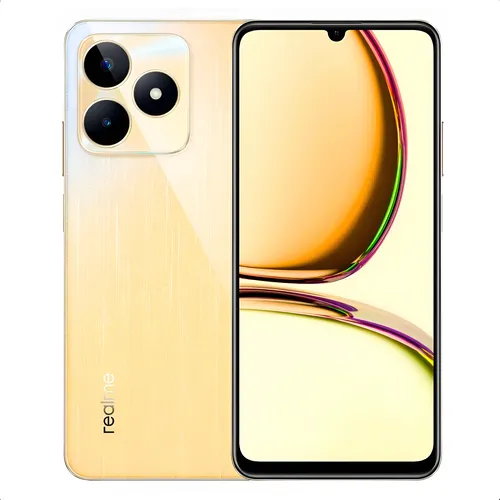 Celular Realme C53 4g 128gb 6gb Ram Global Nfc Dourado Cor Amarelo