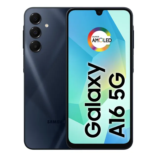 Celular Samsung Galaxy A16 5g, 256gb + 8gb Ram, Câmera De Até 50mp, Tela 6.7 , Nfc, Ip54, Bateria 5000 Mah Azul Escuro