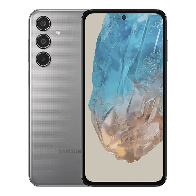 Celular Samsung Galaxy M35 5g , Câmera Tripla Até 50mp, Selfie 50mp, Tela Super Amoled + 6.6 120hz, 256gb, 8gb Ram - Cinza