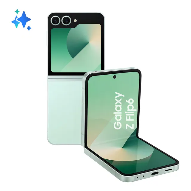 Celular Samsung Galaxy Z Flip6 5g, 512gb, 12gb Ram, Tela 6.7 , Câm. Dupla + Selfie 50mp, Galaxy Ai Verde