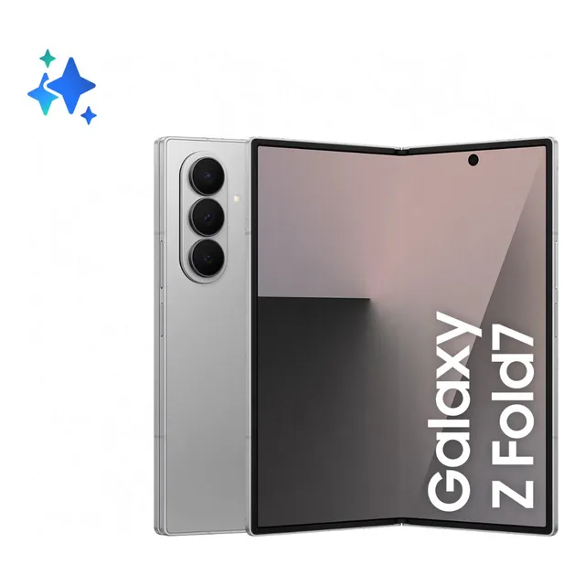 Celular Samsung Galaxy Z Fold7 512gb, 12gb Ram, Tela 8.0 + 6.5 , Câmera Traseira 200+12+10mp, Frontal 10+10mp - Azul Prata