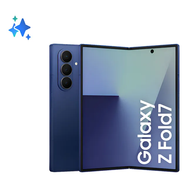 Celular Samsung Galaxy Z Fold7 512gb, 12gb Ram, Tela 8.0 + 6.5 , Câmera Traseira 200+12+10mp, Frontal 10+10mp - Azul