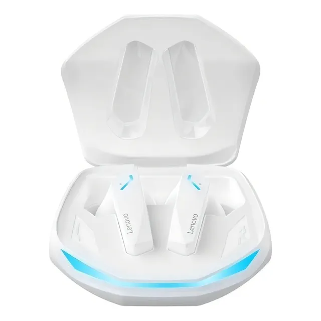 Fones De Ouvido Sem Fio Lenovo Thinkplus Live Pods Gm2 Pro Cor Branco Azul Celeste Claro