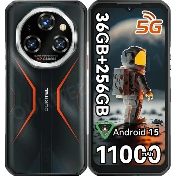 Oukitel Wp55 5g 36gb Ram 256gb 11000mah Case