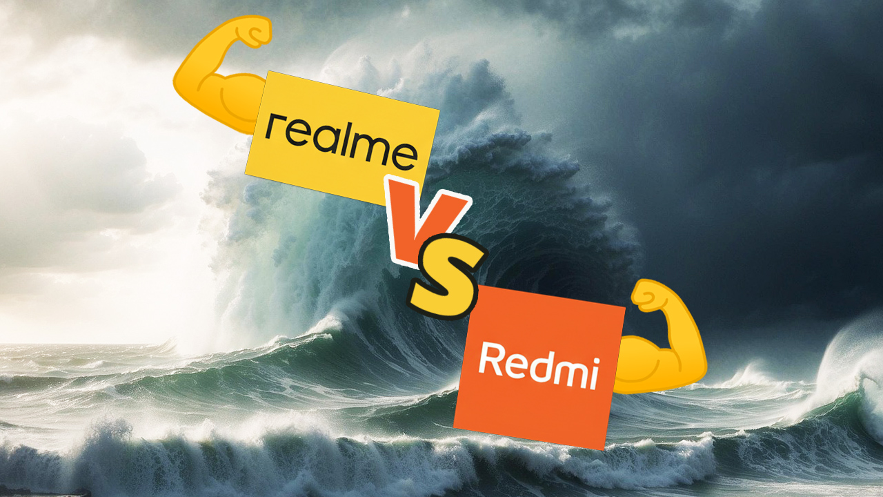 Realme vs Redmi guerra intermediários