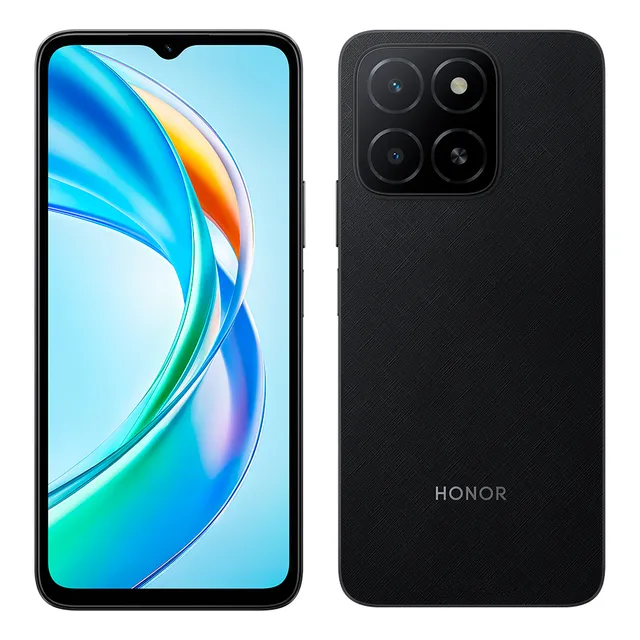 Smartphone Honor X5b Plus 256gb 8gb Ram (4+4) Tela 6,56 90hz Câmera Ultra Nítida 50mp Com Ia Preto