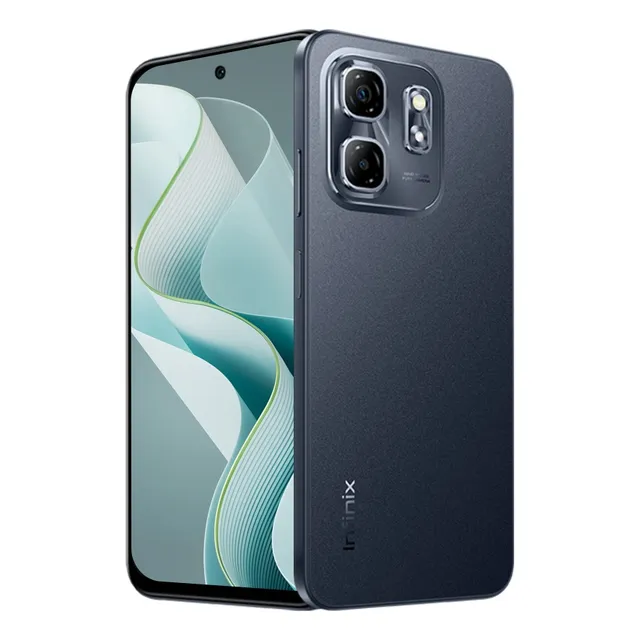 Smartphone Infinix Hot 50i 4gb Ram 256gb 4g Câmera Dupla 48mp Selfie 8mp 5000mah 6,7 120hz Preto Obsidiana