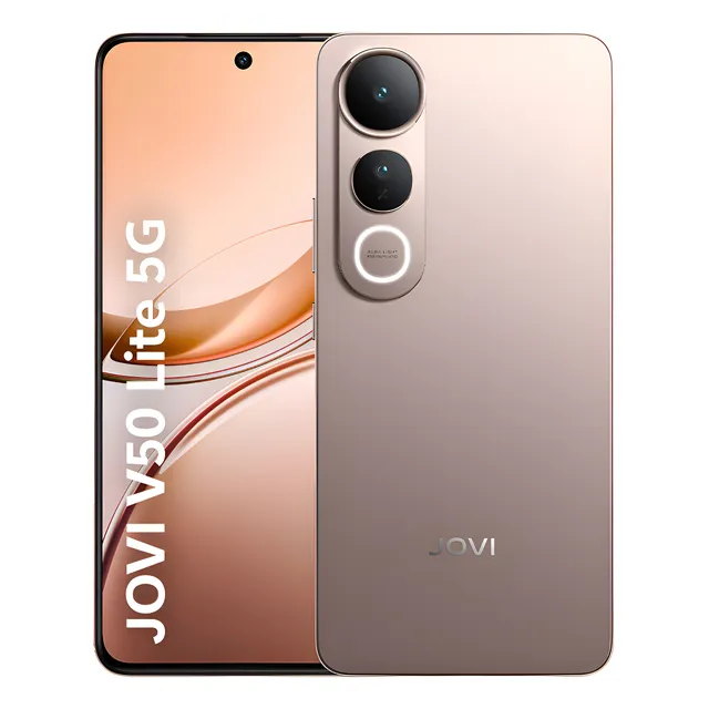 Smartphone Jovi V50 Lite 5g 256gb 8gb Ram Câmera 50mp Amoled 6.77 ' 6500mah 90w Android 15 - Ouro Titânio