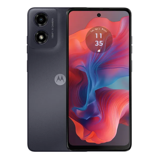 Smartphone Moto G04s 128gb Processador Unisoc T606 Tela De 6,6'' 4 Gb De Ram Cor Grafite Motorola