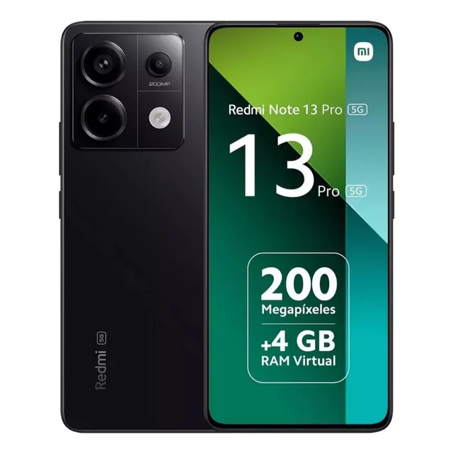 Smartphone Redmi Note 13 Pro 5g 256gb 8ram C/nfc + Cor Preto