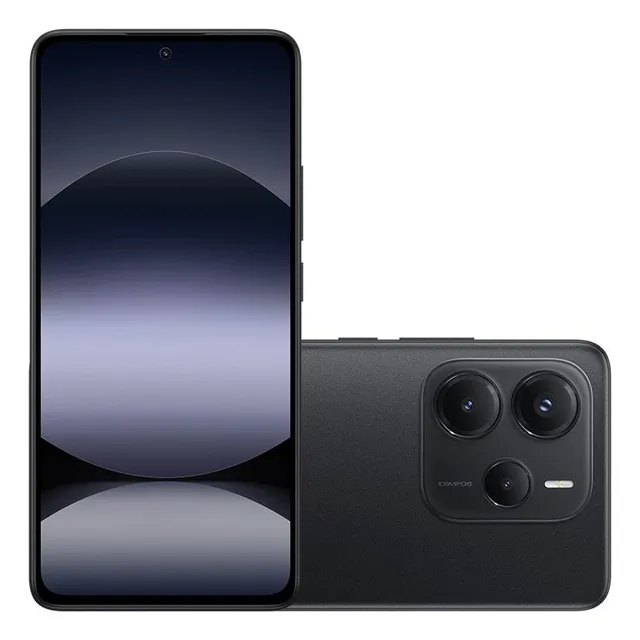 Smartphone Xiaomi Redmi Note 14 5g 8+8gb + 256gb, Preto Preto