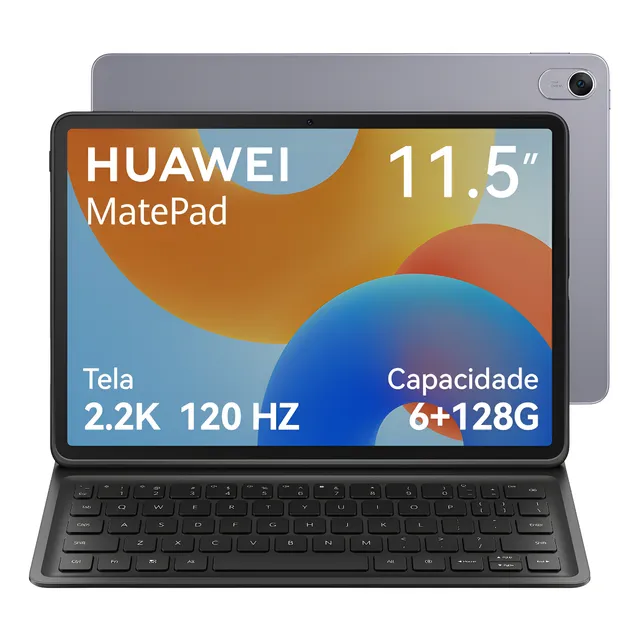 Tablet Huawei Matepad 11.5 6+128gb 120hz Com Teclado Cinza