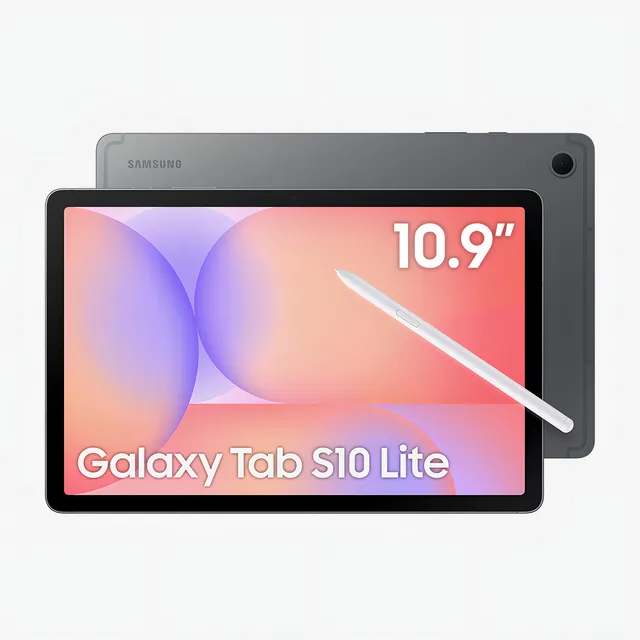 Tablet Samsung Galaxy Tab S10 Lite 5g, 128gb, 6gb Ram, Tela 10.9 , S Pen E Capa Smartbook Cover Inclusas