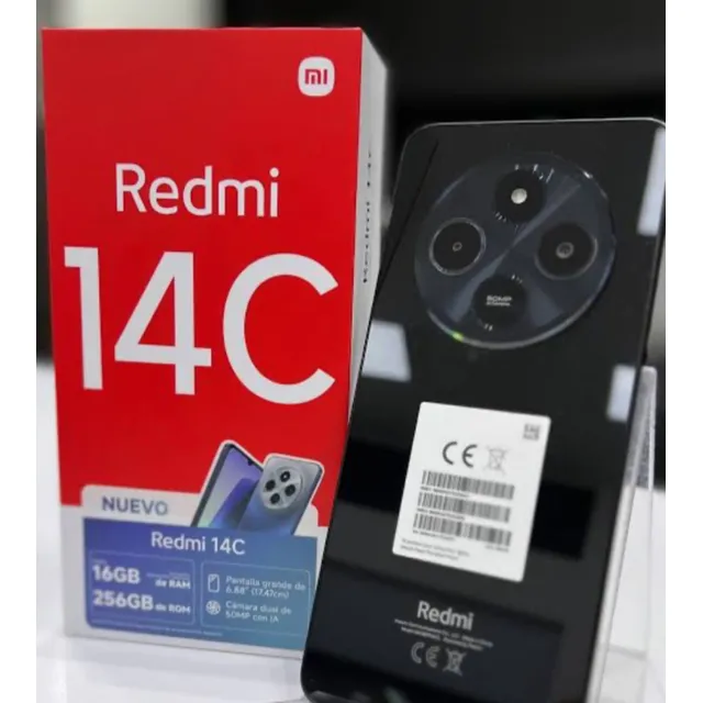 Xiaomi Redmi 14c 4g 256gb 8gb Ram Dual Sim - Versão Global Cor Preto