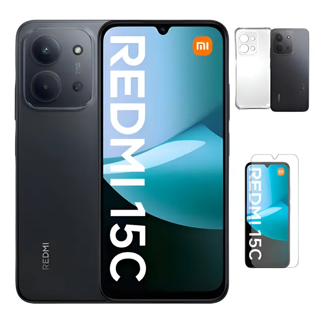 Xiaomi Redmi 15c 128gb 4+4gb Ram Dual Sim Cor Preto