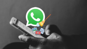 Limpeza de armazenamento no WhatsApp