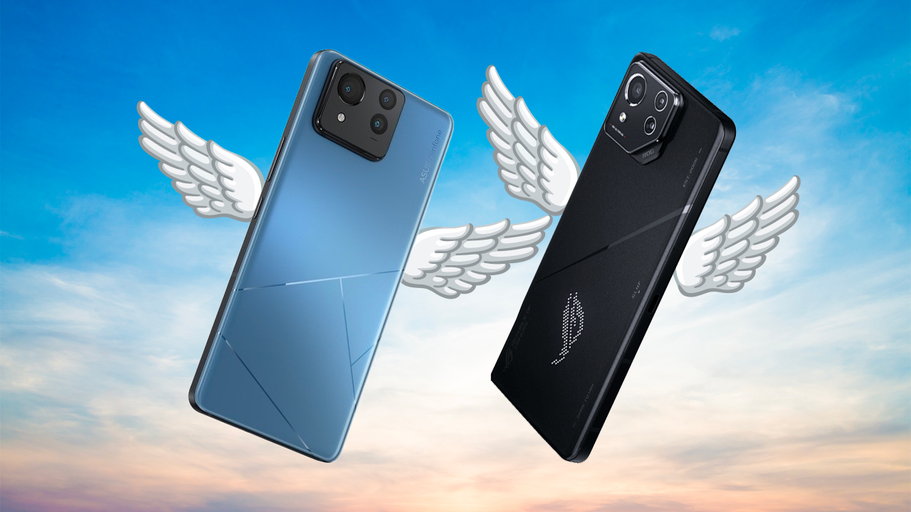 Zenfone 11 Ultra e ROG Phone 8 Pro com asas de anjos