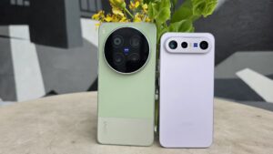 Jovi X300 Ultra verde e Jovi X300 FE lilás