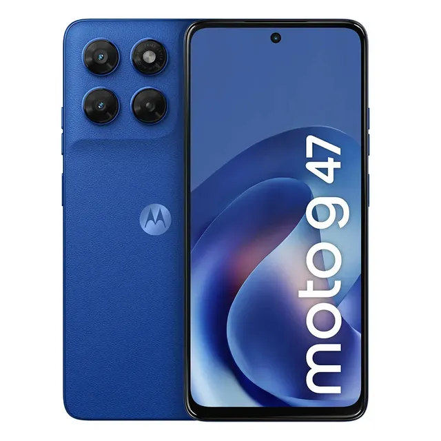 Smartphones Motorola Moto G47 5g - 256gb 12gb (4gb Ram + 8gb Ram Boost), Camera 50 Mp Sony Lytia 600, Tela Fhd+ De 120hz - Azul Nautico