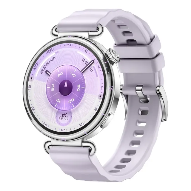 Smartwatch, HUAWEI WATCH GT 6 41mm, Potenciômetro de Ciclismo no Pulso, Bateria com Autonomia de Até 14 Dias, Bem-Estar Emocional Multidimensional, Compatível com iOS e Android, GPS Integrado, Roxo